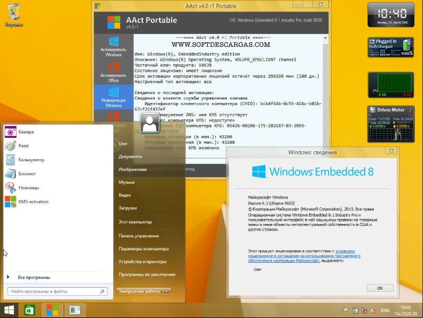 kit incluye Windows 8.1 Embedded